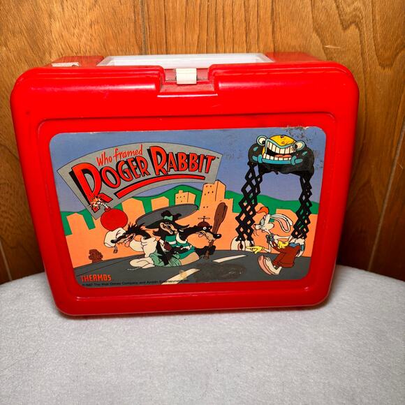 Who Framed Roger Rabbit Lunch Box Vintage 1987 NO Thermos - Picture 1 of 6
